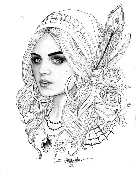 Flash Tattoo Gypsy Gypsy style tattoo designs