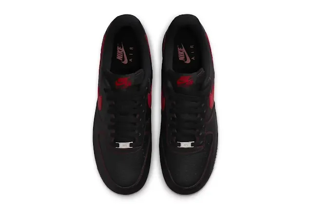 Nike Air Force 1 Low “Bred” Returns With a Sleek Black and Red Look