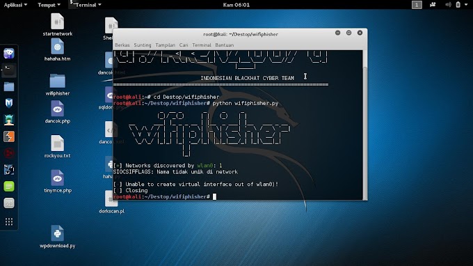 Cara Hack Wifi tanpa wordlist dengan WifiPhisher di Kali Linux 2.0