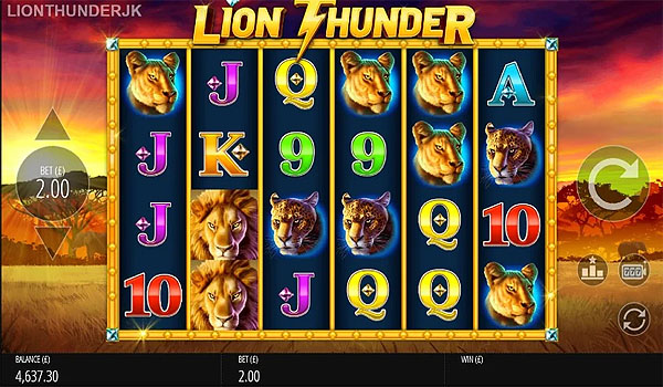 Main Slot Gratis Indonesia - Lion Thunder (Blueprint Gaming)