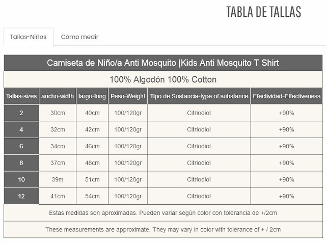 talla-camisetas-antimosquito