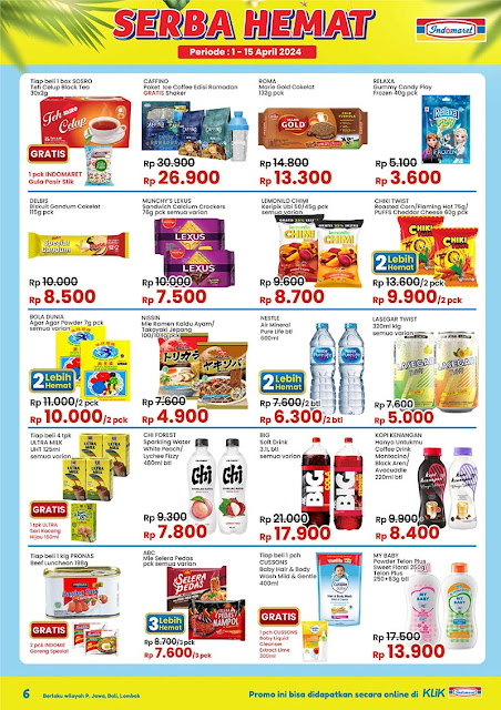 Promo Indomaret Super Hemat Periode 1 - 15 April 2024