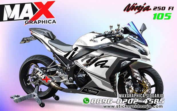 sticker decal ninja 250fi