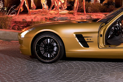 Mercedes SLS AMG Desert Gold 13 Mercedes Benz Debuts SLS AMG Desert Gold at Dubai Show