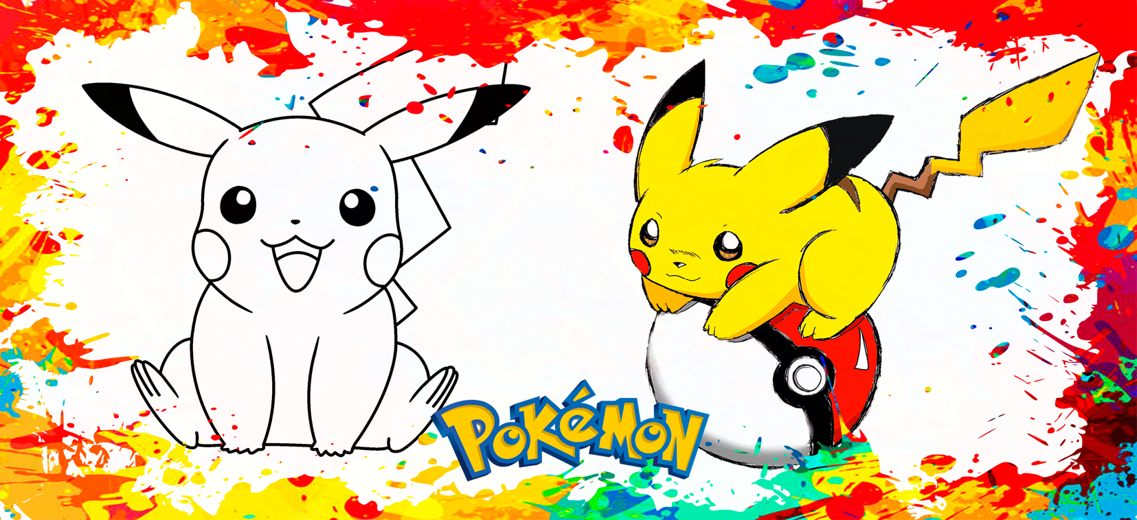 Pikachu pikachu, Arte com o pikachu, Pokemon para colorir