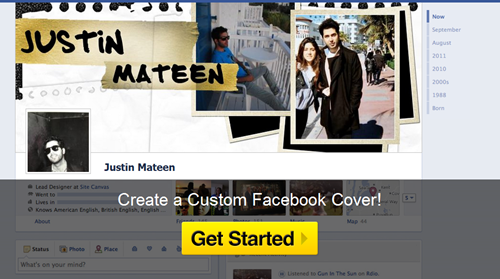 generate a Facebook Cover