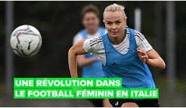 capture d’une joueuse de foot en Italie