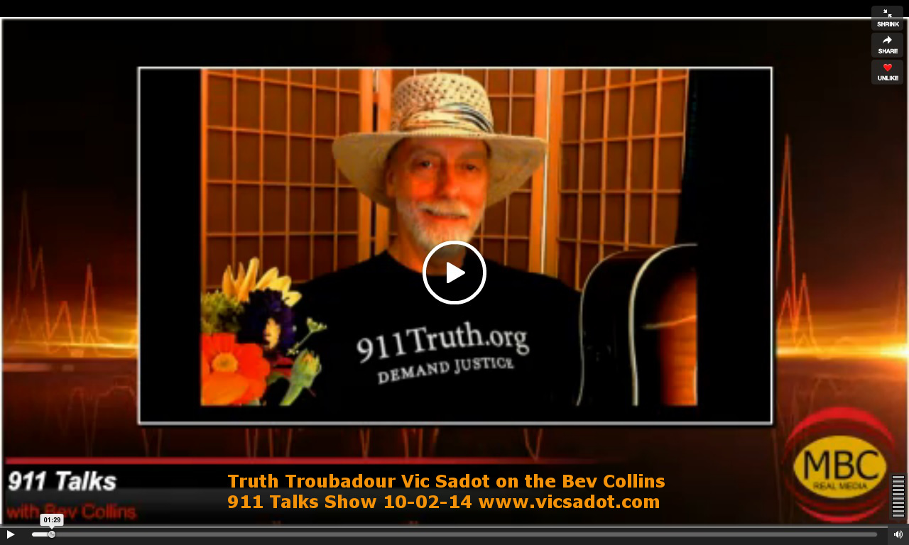  Truth Troubadour Vic Sadot Interview with Bev Collins