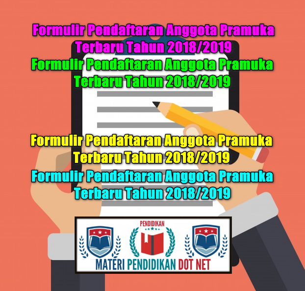 Contoh Formulir Pendaftaran Ekstrakurikuler Pramuka 
