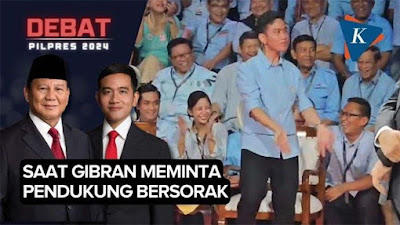 Buntut Jadi Pemandu Sorak Pendukung saat Prabowo dan Anies Debat Putusan MK, Gibran Ditampol KPU