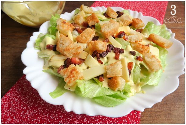 receita salada caesar