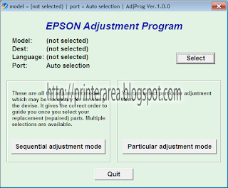 Cara Reset Epson L 550