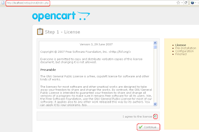  Instalasi Opencart di Localhost