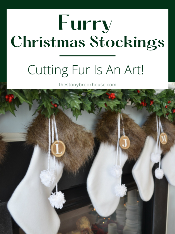 Furry Cuff Christmas Stockings - Plus Tips On How To Cut Fur