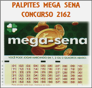 Mega sena 2162 palpites de grupos e jogos desdobrados