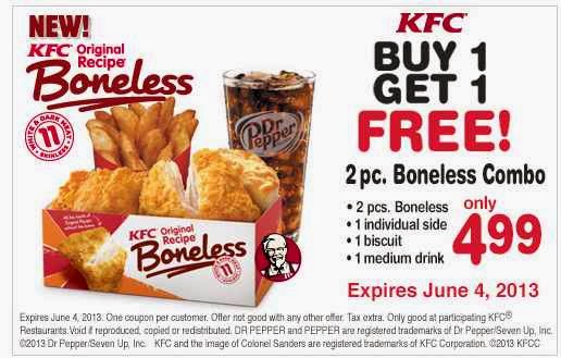 note you can also get this at coupons for kentucky fried