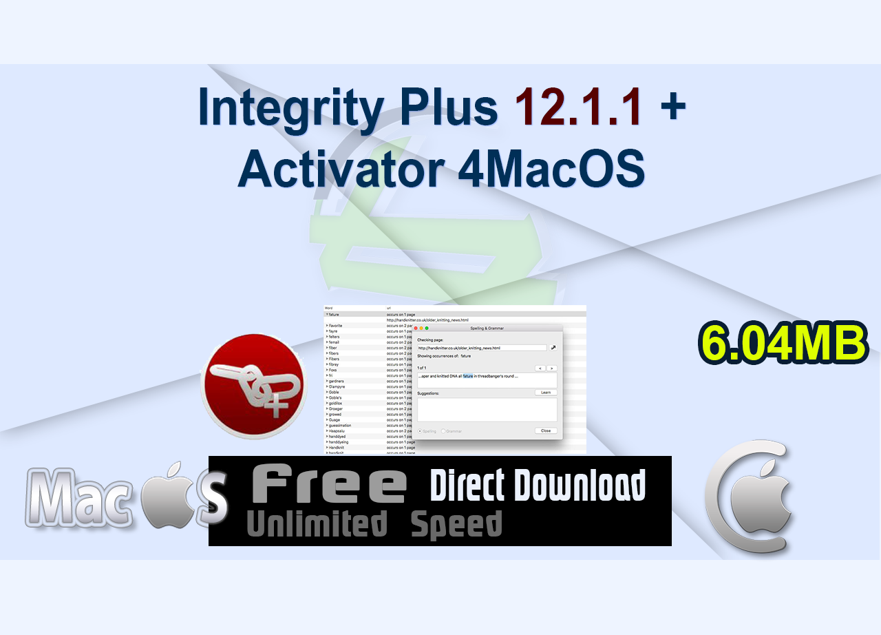 Integrity Plus 12.1.1 + Activator 4MacOS