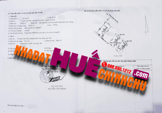 NHÀ ĐẤT HUẾ CHÍNH CHỦ CẦN BÁN NHÀ 3 TẦNG MẶT TIỀN HUỲNH TẤN PHÁT 088|880|1212