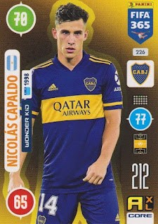 Panini Adrenalyn XL FIFA 365 2021 collection Boca Juniors Set