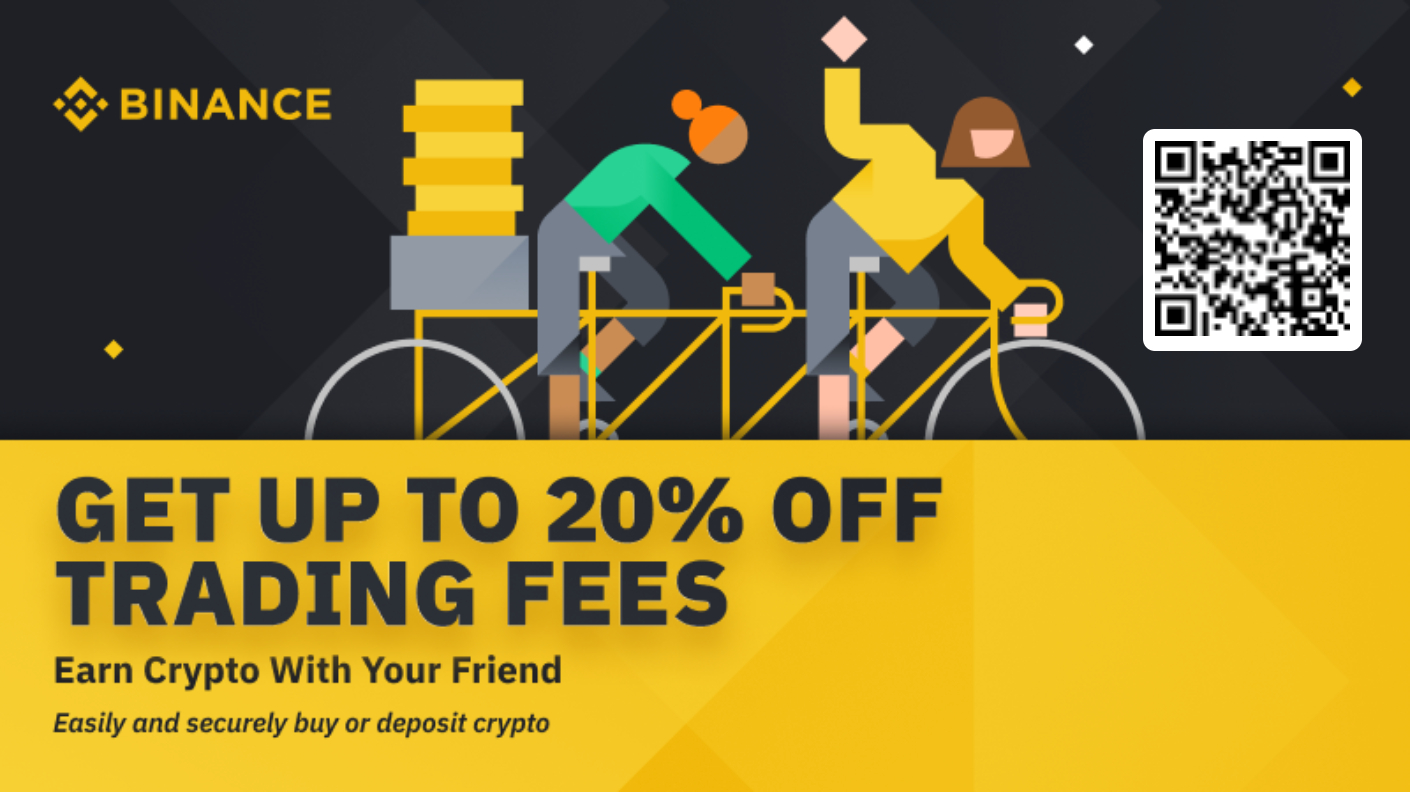 How to get upto 20% off trading fee from binance exchange