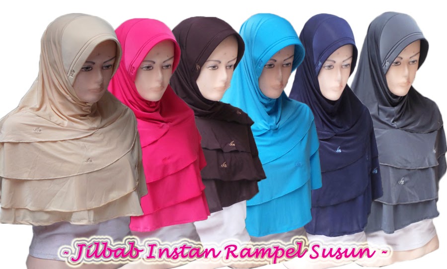  Jilbab Instan Rempel  Susun Toko Jilbab  Online Grosir 