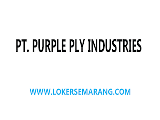 Lowongan Kerja Semarang Civil Supervisor di PT Purple Ply Industries