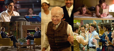 81st Annual Academy Awards Best Movie Nominees - Slumdog Millionaire, The Curious Case of Benjamin Button, The Reader, Frost/Nixon, Milk