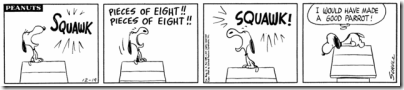 1964-12-19 - Snoopy as a parrot