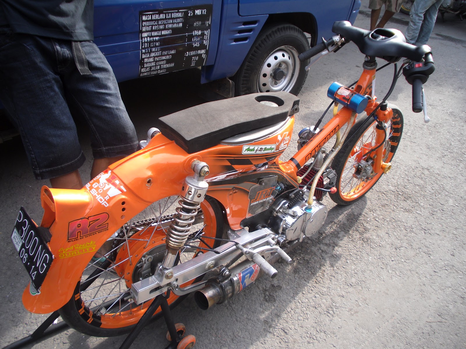 Kejuaraan Dragbike Honda C70 Brotherhood CUB Owner Jember BCOJ