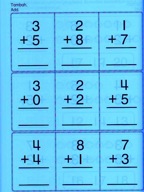 KSSR MATEMATIK: Operasi Tambah Hingga 10