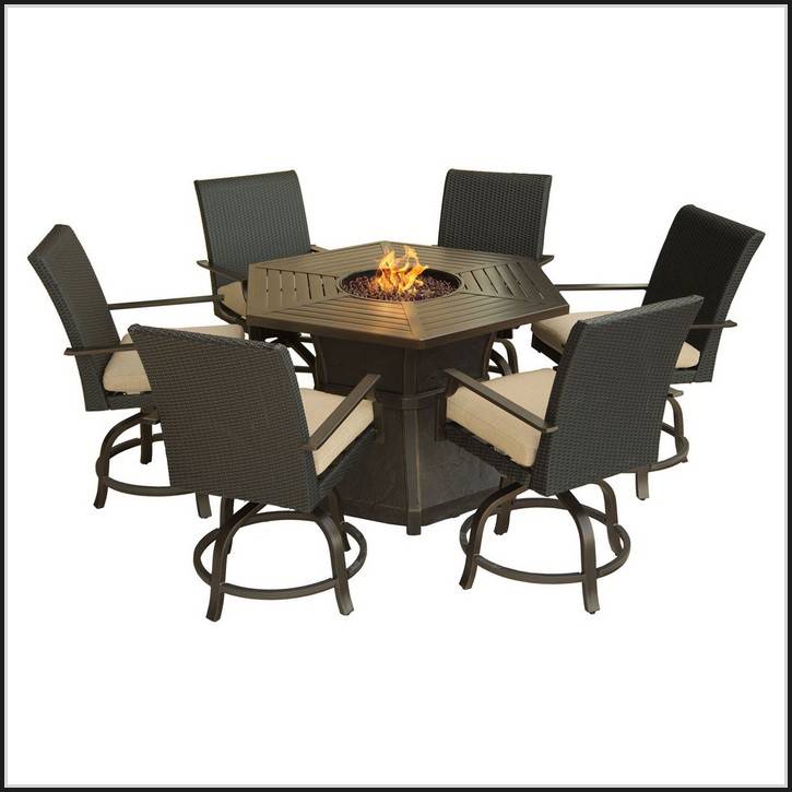 bar height fire pit table costco