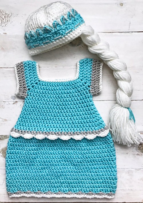 Elsa Dress - Free Crochet Pattern 