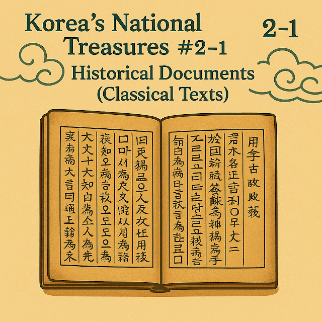 Korea's National Treasures #2-1. Historical Documents(Classical Texts)