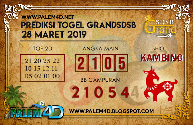 Prediksi GSB 28 Maret 2019