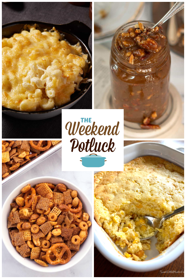 A virtual recipe swap with Old Fashioned Macaroni & Cheese, Pecan Pie Filling, Texas Trash Snack Mix, Easy Corn Casserole and dozens more!