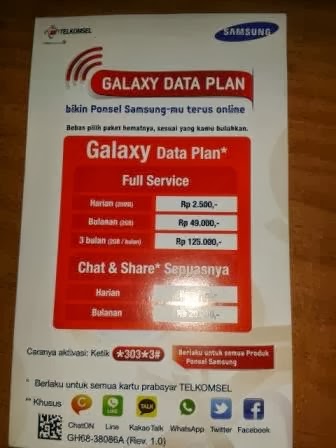 Galaxy Plan: Paket Internet Telkomsel Samsung Galaxy