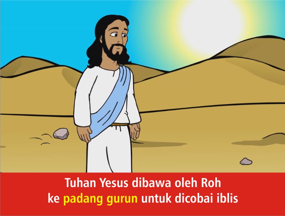 Komik Alkitab Anak: Tuhan Yesus Berpuasa