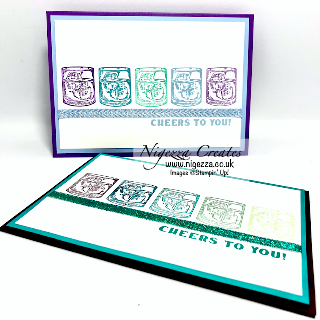 Cheers Card Using The Stamparatus Hinge Step