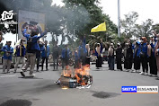 Kritisi Tingginya Silpa, Puluhan Mahasiswa Demo Pemkab Tuban