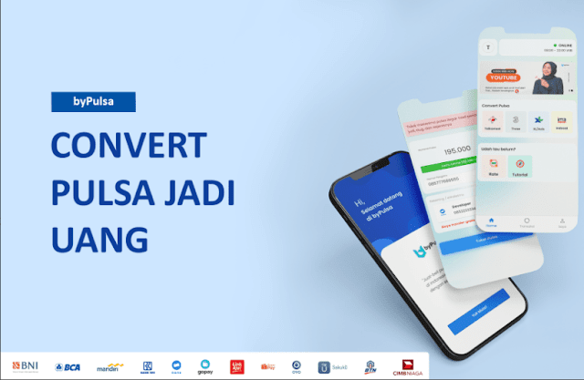 byPulsa - Aplikasi Convert Pulsa Jadi Uang