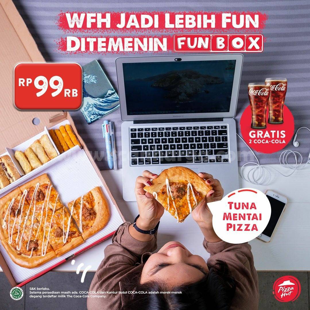 Pizza HUT Promo Paket Fun Box TUNA Mentai Pizza – Harga hanya Rp. 99.000 paket