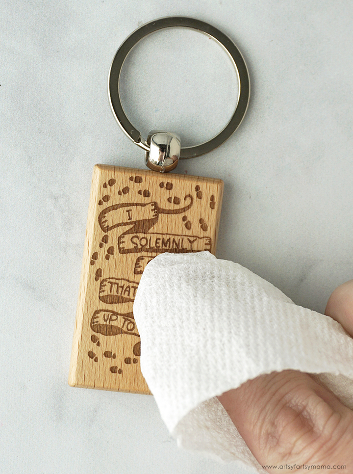 Harry Potter Marauder's Map Keychain