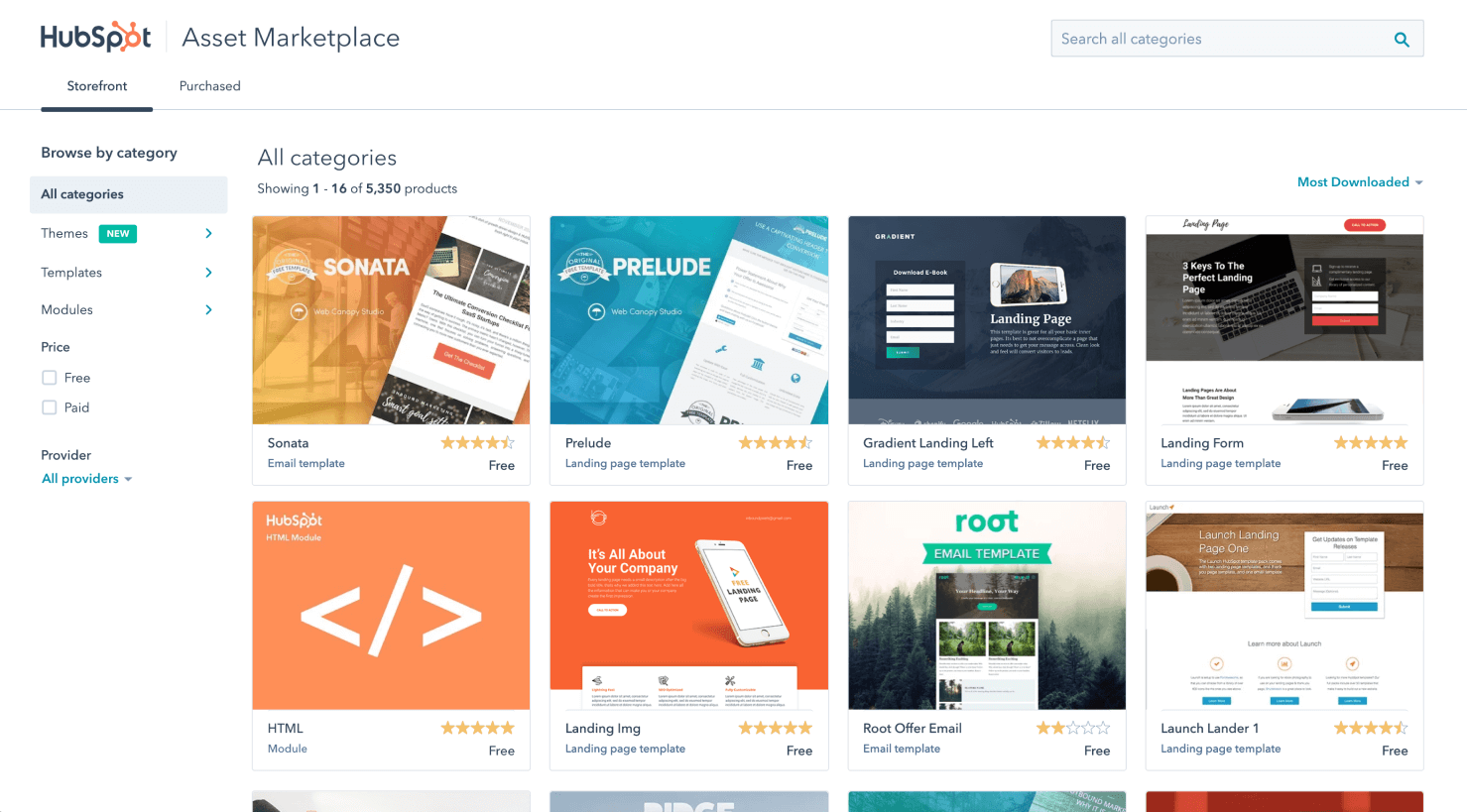 Los Mejores Themes y Templates para HubSpot