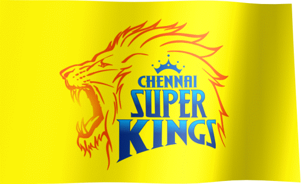 Chennai Super Kings Fan Flag (GIF) - All Waving Flags