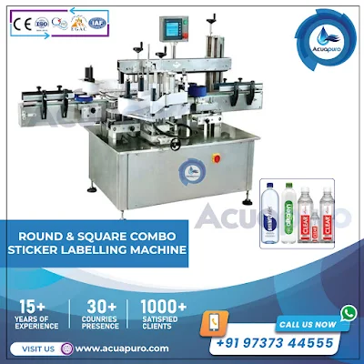 Buy Round & Square COMBO Sticker Labelling Machine In Ahmedabad