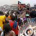 Watch As Angry Youths Captured And Burned A Middle- Aged Woman Who Tried To Kidnap Children In Lagos