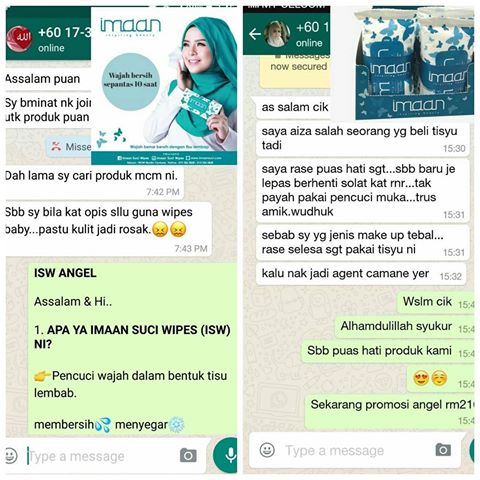 Review Makeup Remover Yang Bagus - IMAAN SUCI WIPES 