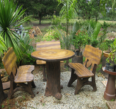 10 desain  kursi  dan meja taman unik dari  kayu  Desain  