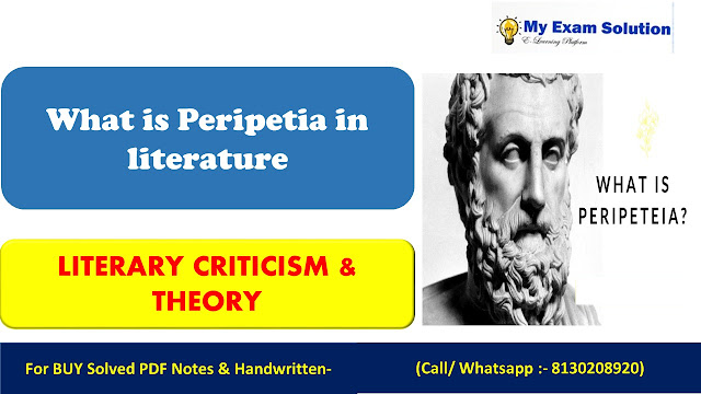 What is Peripetia in literature