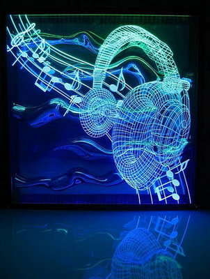 3D  LED Window Display Seen On lolpicturegallery.blogspot.com